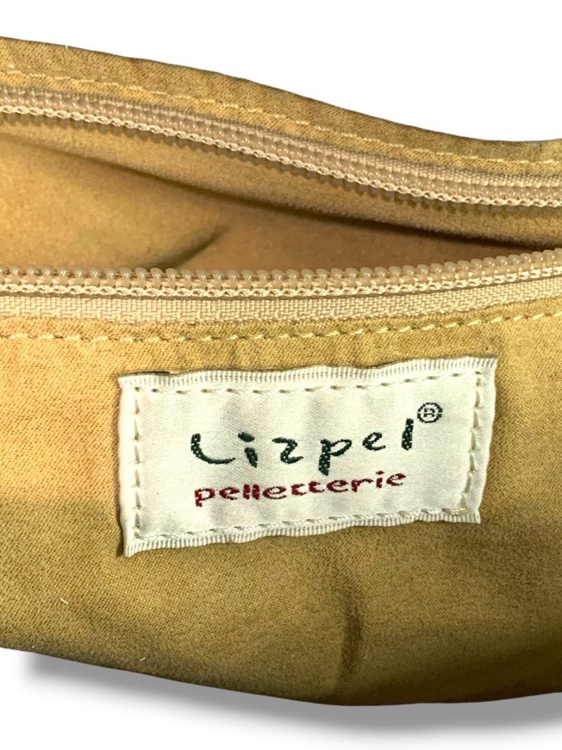 Liz Pelletterie Pebbled Leather Shoulder Hobo Bag Turquoise Made in Italy