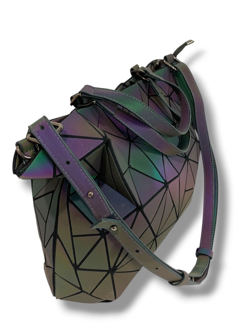 Hotone Iridescent Geometric Prism Handbag Shoulderbag Tote