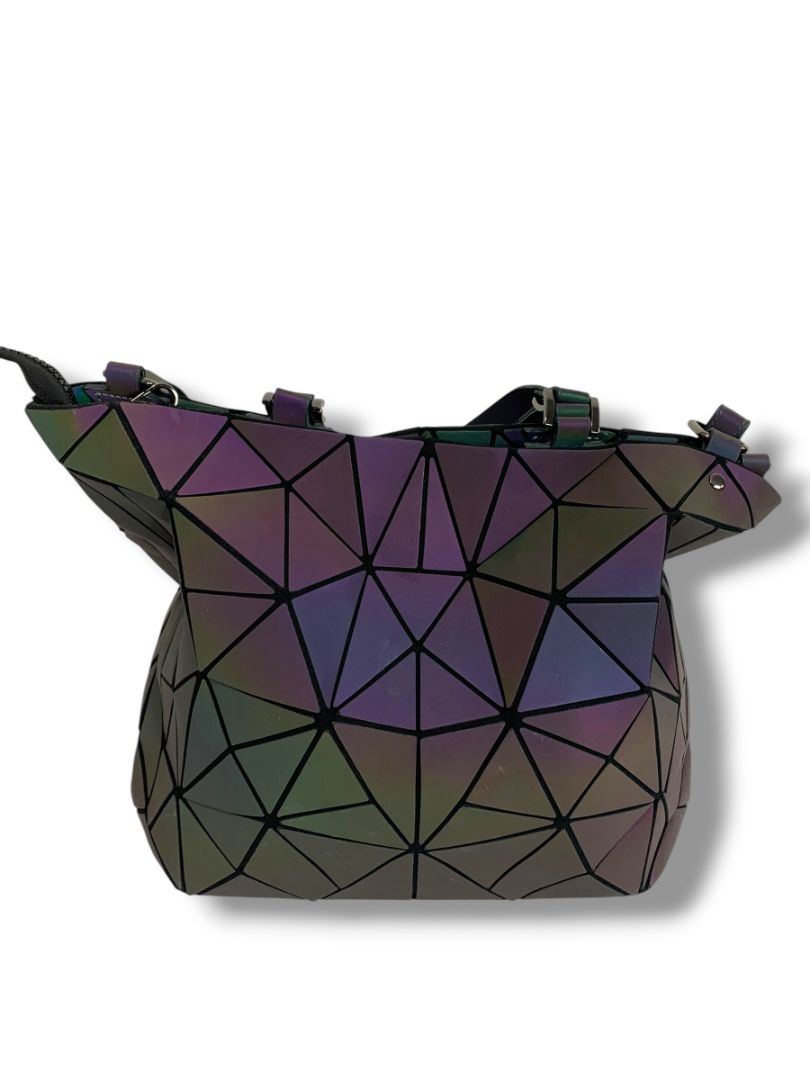 Hotone Iridescent Geometric Prism Handbag Shoulderbag Tote
