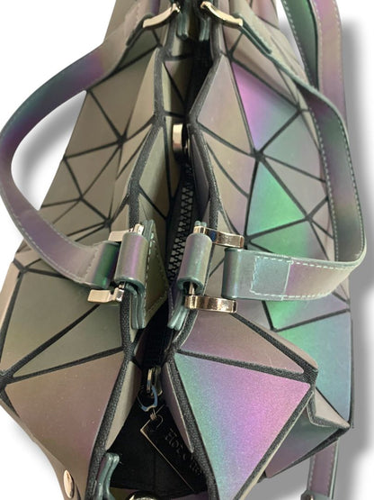 Hotone Iridescent Geometric Prism Handbag Shoulderbag Tote