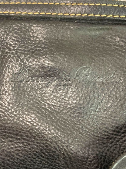 Dooney & Bourke Florentine Vacchetta Leather East West Black Satchel Handbag