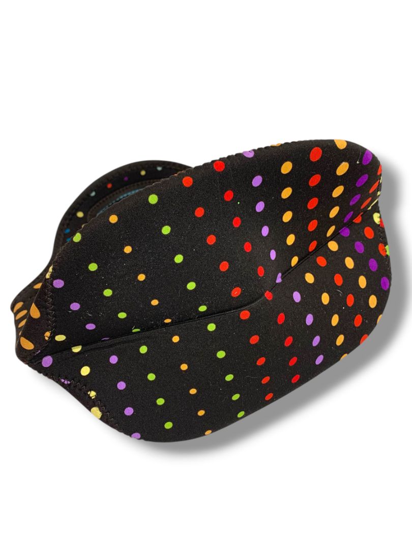 Built Neoprene Lunch Tote Dotted Handles 9" x 11" Zip Top