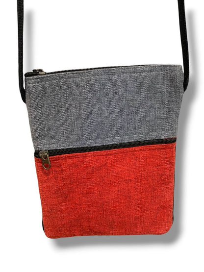 Ganesh Himal Metallic Embroidered Crossbody Bag Multipocket