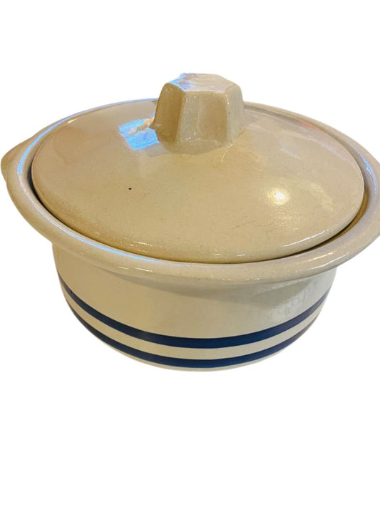 Vintage Robinson Ransbottom 1.5 Quart Lidded Casserole Dish Williamsburg