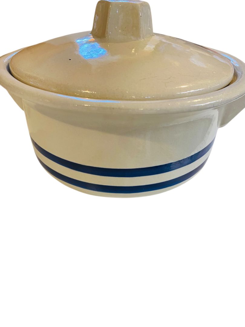 Vintage Robinson Ransbottom 1.5 Quart Lidded Casserole Dish Williamsburg