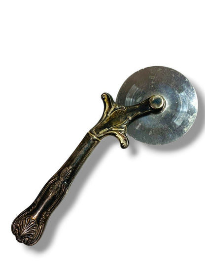 Vintage F.B. Rogers Silverplate Pastry Dough Pizza Cutter 7.5"l