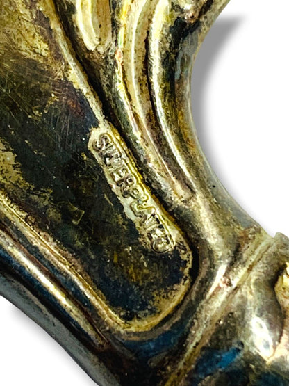 Vintage F.B. Rogers Silverplate Pastry Dough Pizza Cutter 7.5"l