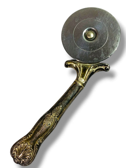 Vintage F.B. Rogers Silverplate Pastry Dough Pizza Cutter 7.5"l