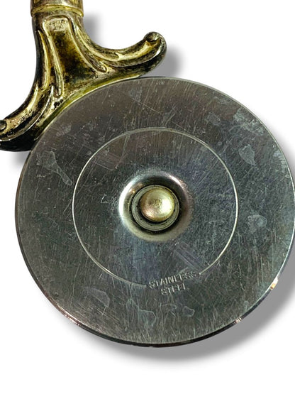 Vintage F.B. Rogers Silverplate Pastry Dough Pizza Cutter 7.5"l