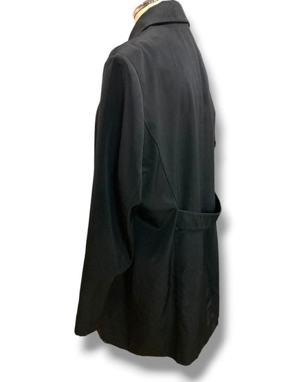 Size XL Anne Klein Womens Black Snap Up Jacket Lined Pockets Below Hip