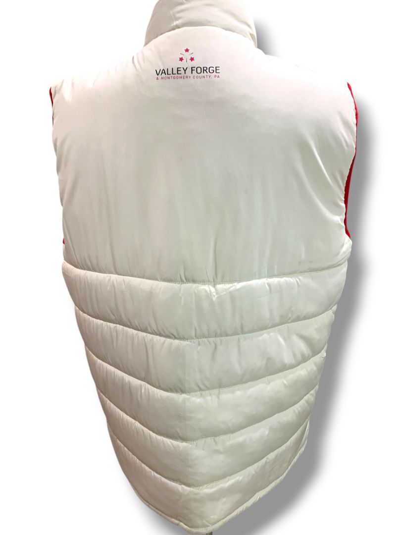 Size XL Adult Philadelphia Phillies Puffer Vest Valley Forge Pockets Full Zip Mothers Day Appreciation 2025 SGA