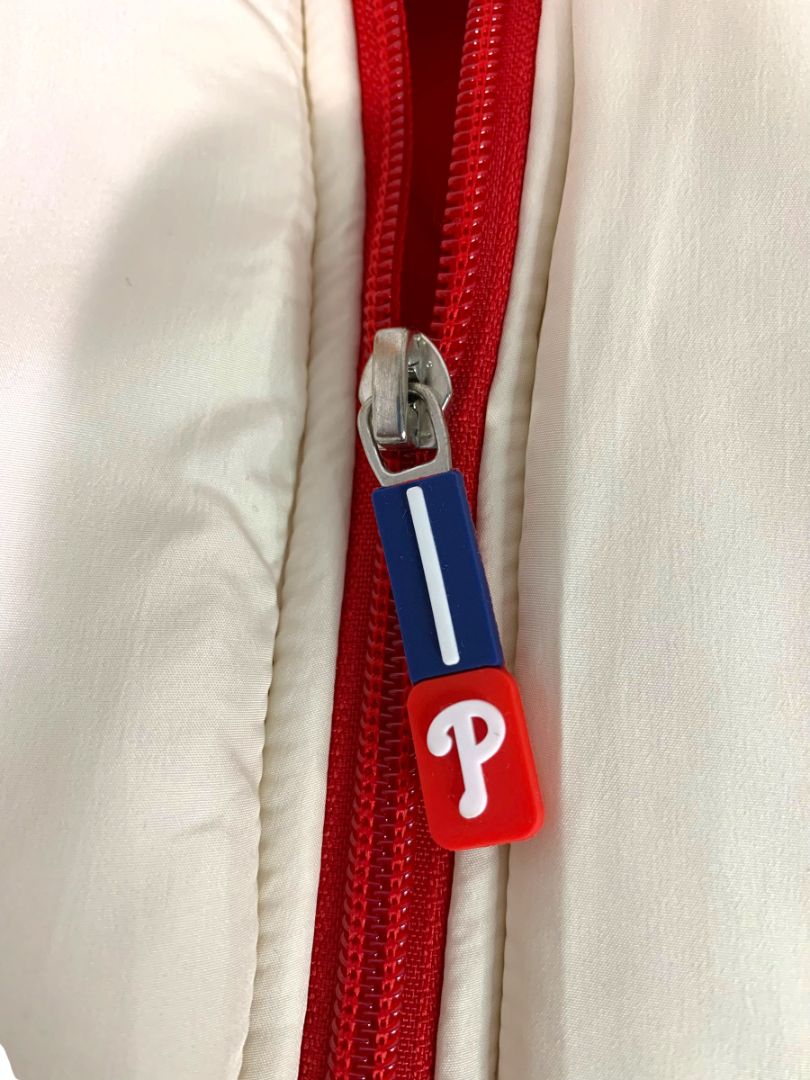 Size XL Adult Philadelphia Phillies Puffer Vest Valley Forge Pockets Full Zip Mothers Day Appreciation 2025 SGA