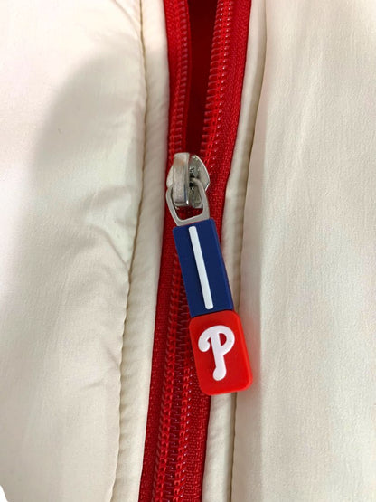Size XL Adult Philadelphia Phillies Puffer Vest Valley Forge Pockets Full Zip Mothers Day Appreciation 2025 SGA