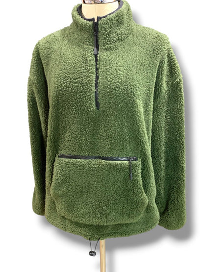 XXL (19) Nobo No Boundaries Junior Womens Green Fleece Pullover Jacket
