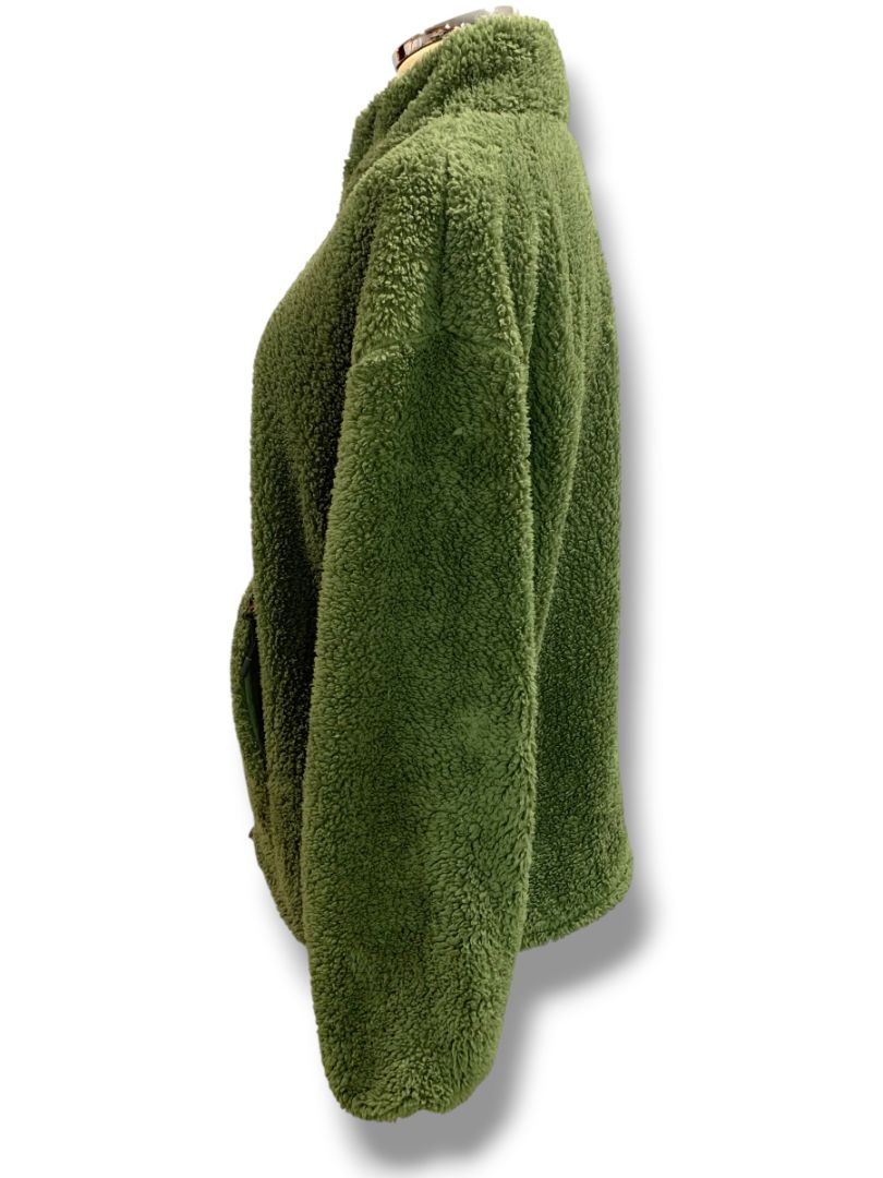 XXL (19) Nobo No Boundaries Junior Womens Green Fleece Pullover Jacket