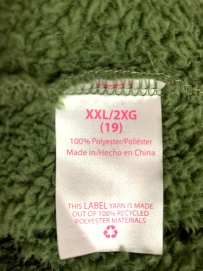 XXL (19) Nobo No Boundaries Junior Womens Green Fleece Pullover Jacket