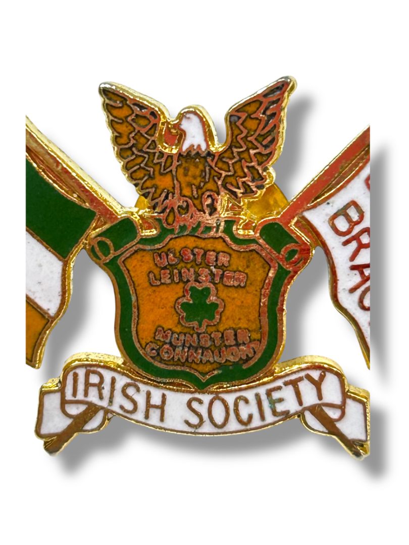 Lapel Pin Irish Society Erin Go Bragh Flag 1.2"