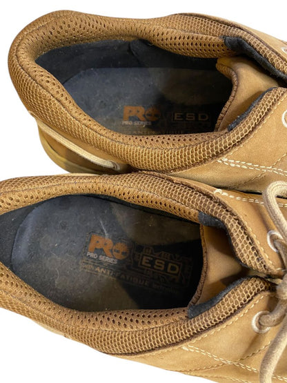 Size 15M Timberland Pro Series Mens 90672 Alloy Toes Boat Shoes Brown Suede