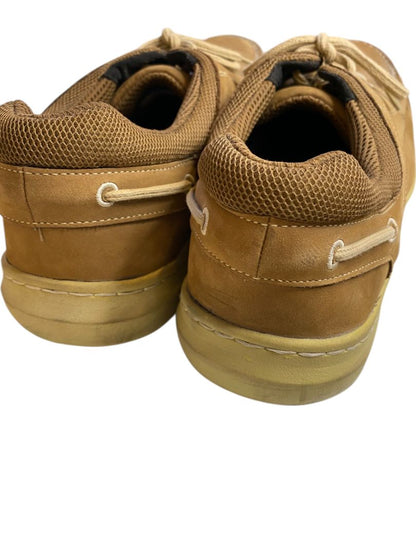 Size 15M Timberland Pro Series Mens 90672 Alloy Toes Boat Shoes Brown Suede