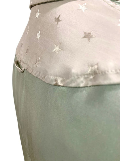 Large Mystree Womens Womens Spring Zip Up Jacket Tan Sheen