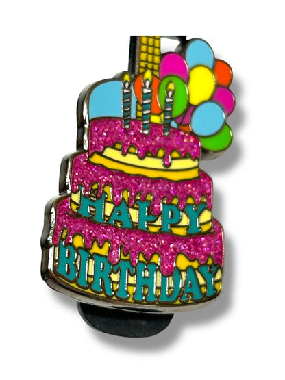 Hard Rock Cafe Atlantic City Lapel Pin Happy Birthday 2" Limited Edition