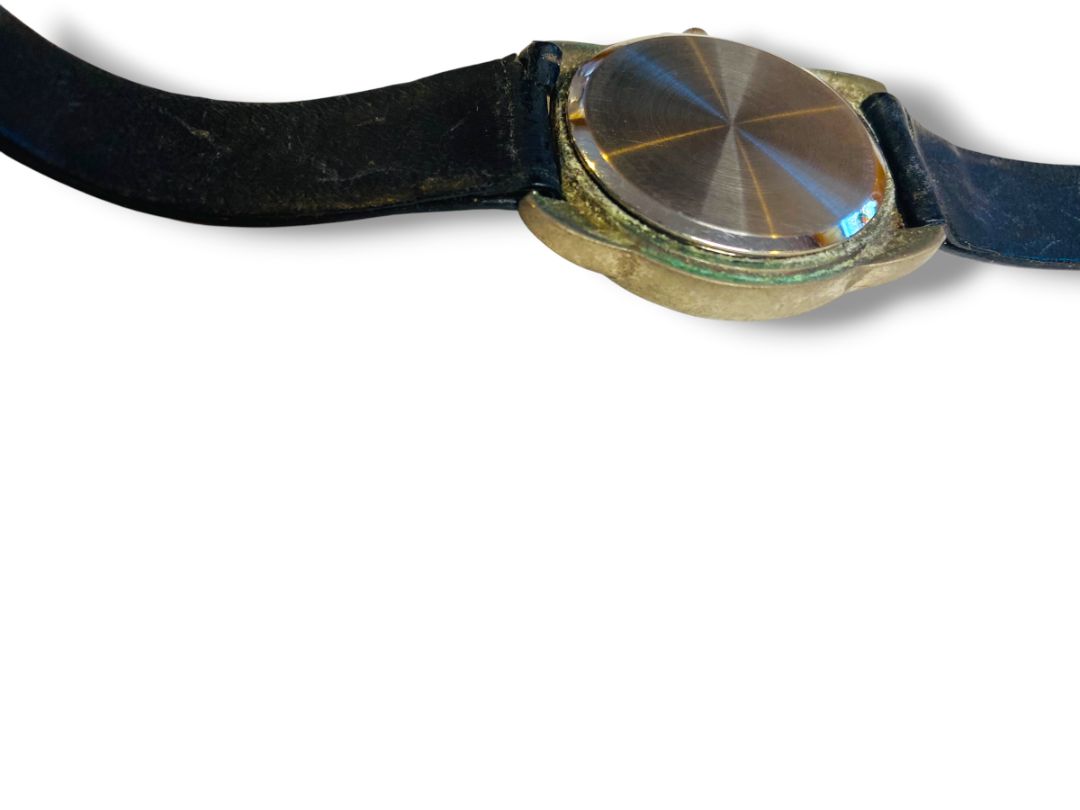 Vintage Redken Womens Promotional Advertising Wristwatch Slivertone Black Works