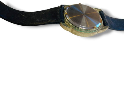 Vintage Redken Womens Promotional Advertising Wristwatch Slivertone Black Works