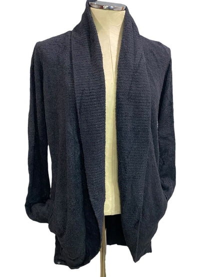 Small Barefoot Dreams Cozychic Lite Womens Navy Blue Cardigan Pockets