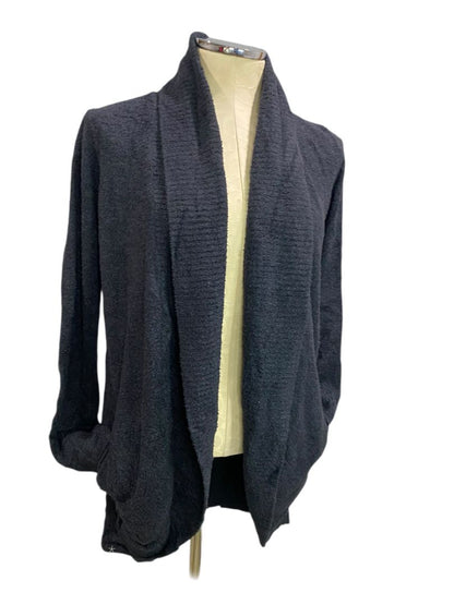 Small Barefoot Dreams Cozychic Lite Womens Navy Blue Cardigan Pockets