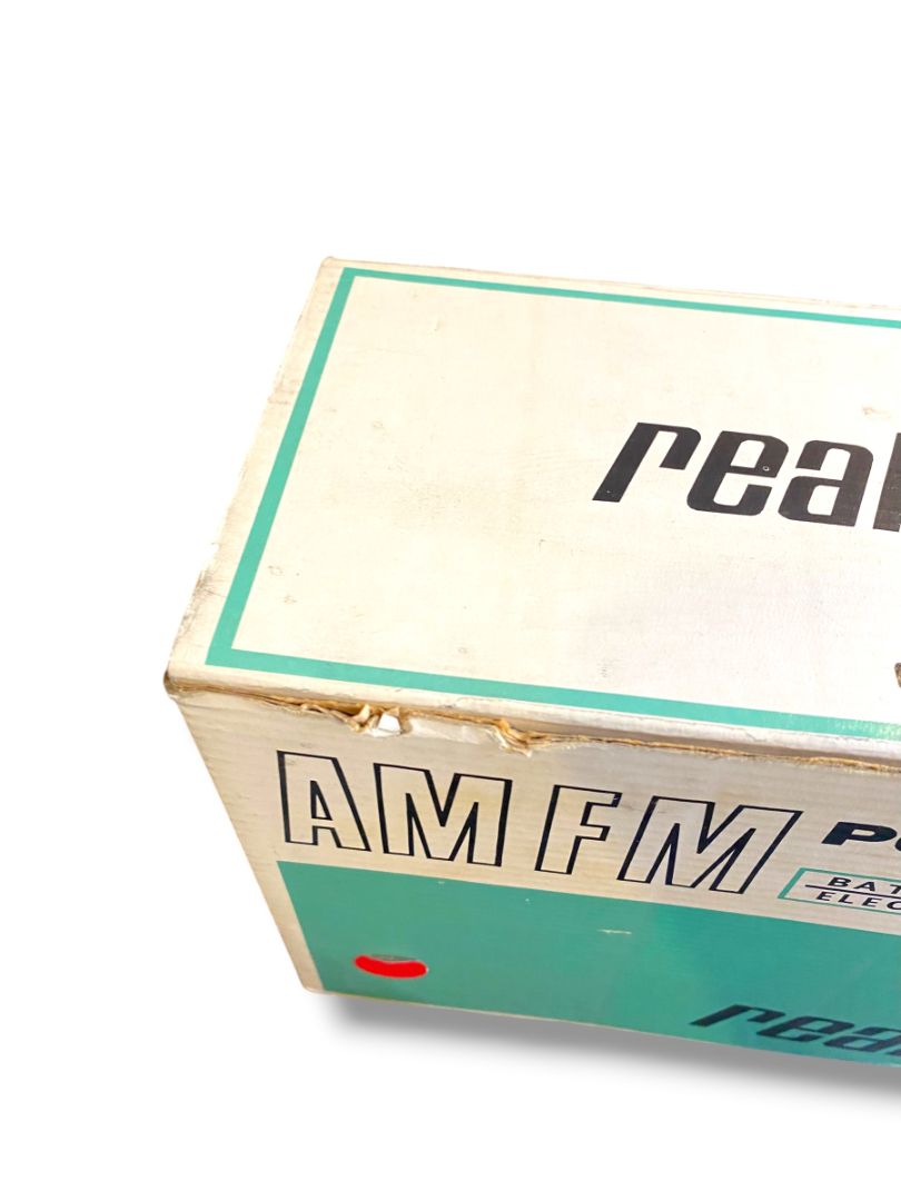 Vintage Box Only Realtone AM FM Portable Radio Model 2223