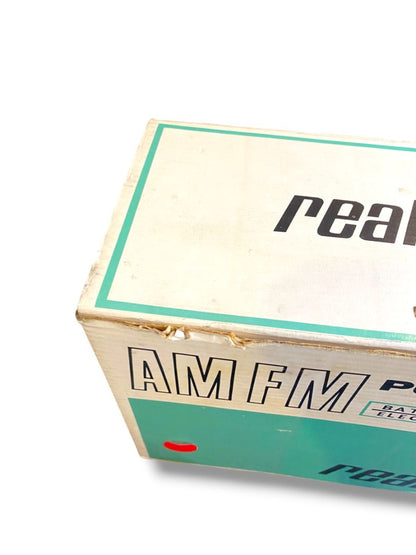 Vintage Box Only Realtone AM FM Portable Radio Model 2223