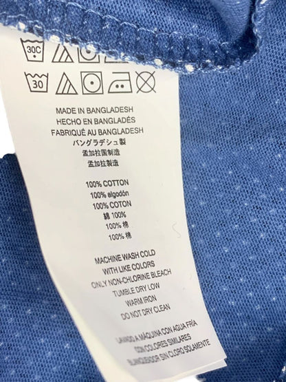 Large Michael Kors Mens New Vintage Blue Pattern Tshirt Short Sleeve