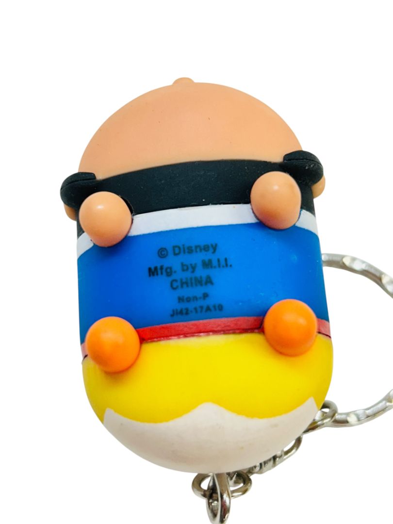 Set of 2 Disney Tsum Tsum Belle Snow White Vinyl Figure Keychain Key Rings 2.25"