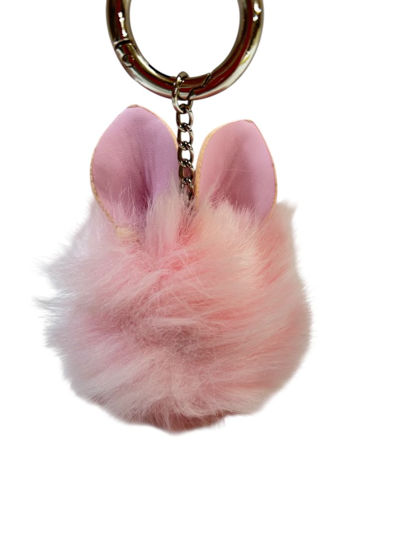 Lot of 9 Assorted Keychains Key Rings Clips Pineapple Fuzzy Dice Cancun