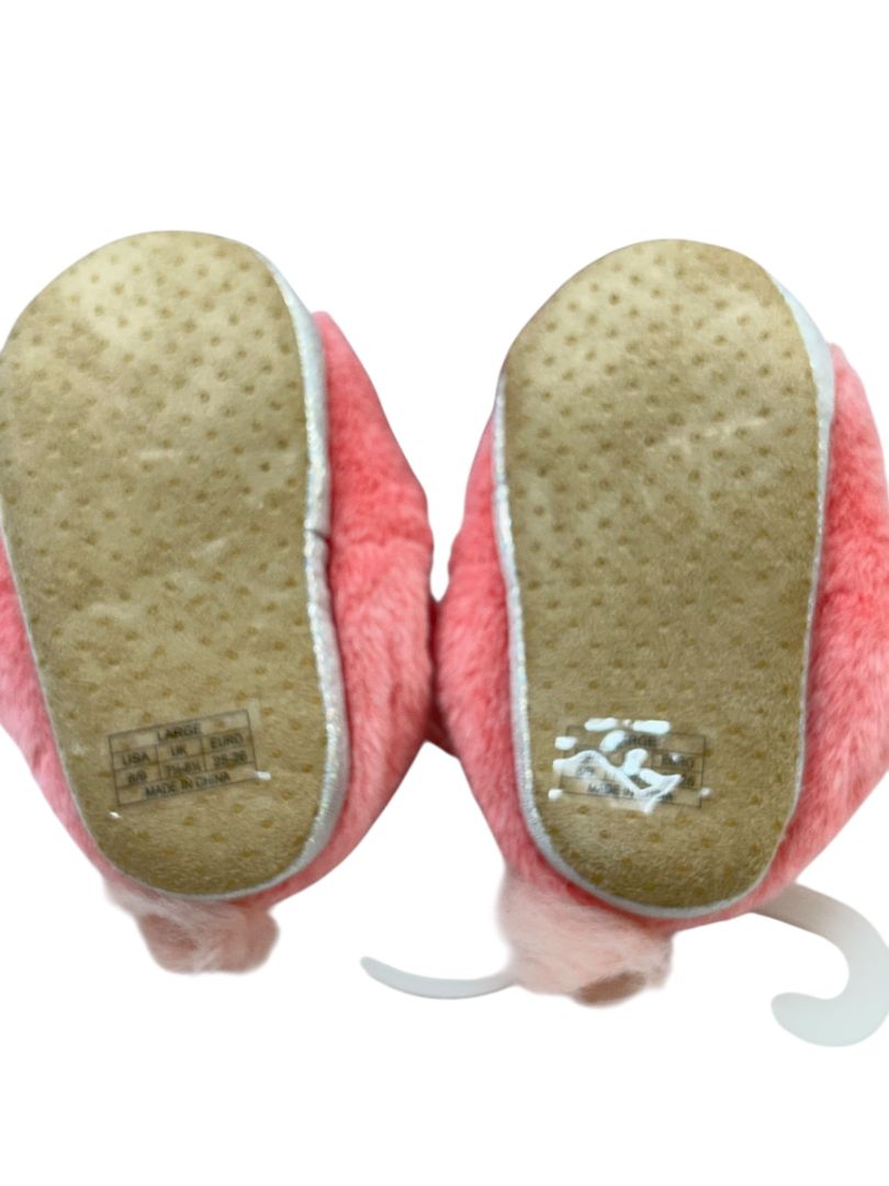 Size Large (8/9) Capelli Toddler Child Pink Unicorn Plush Slippers New