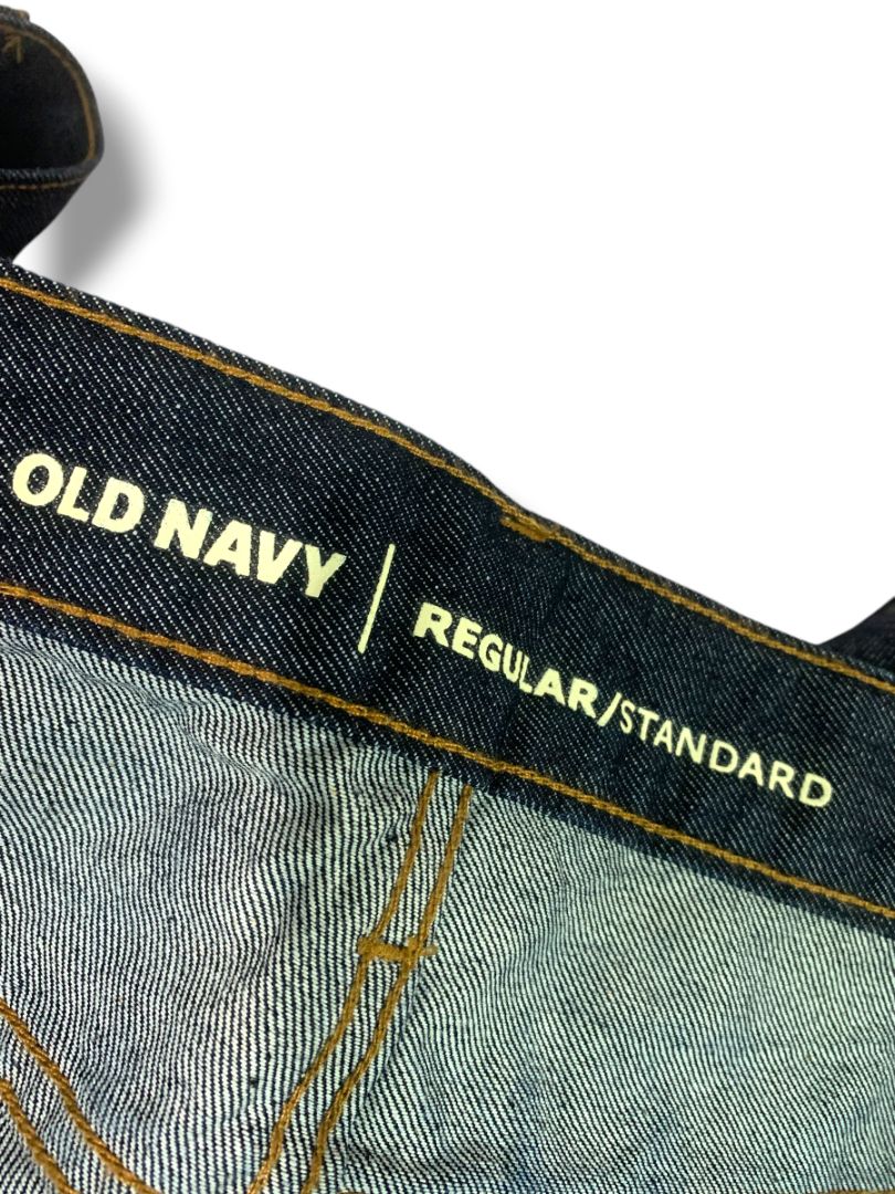 40 x 30 Old Navy Mens Regular Standard New Dark Wash Jeans Denim