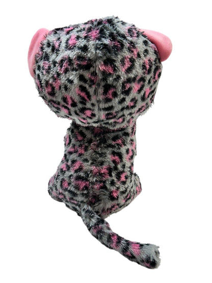 Ty Beanie Boos Tasha Leopard Print Pink 8" Plush Cat Stuffed Animal