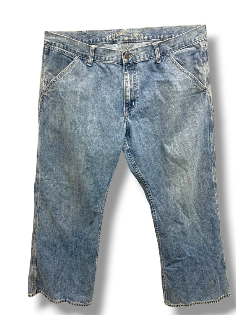 40 x 30 Old Navy Mens Jeans Carpenter Style The Authentic Loose Painter
