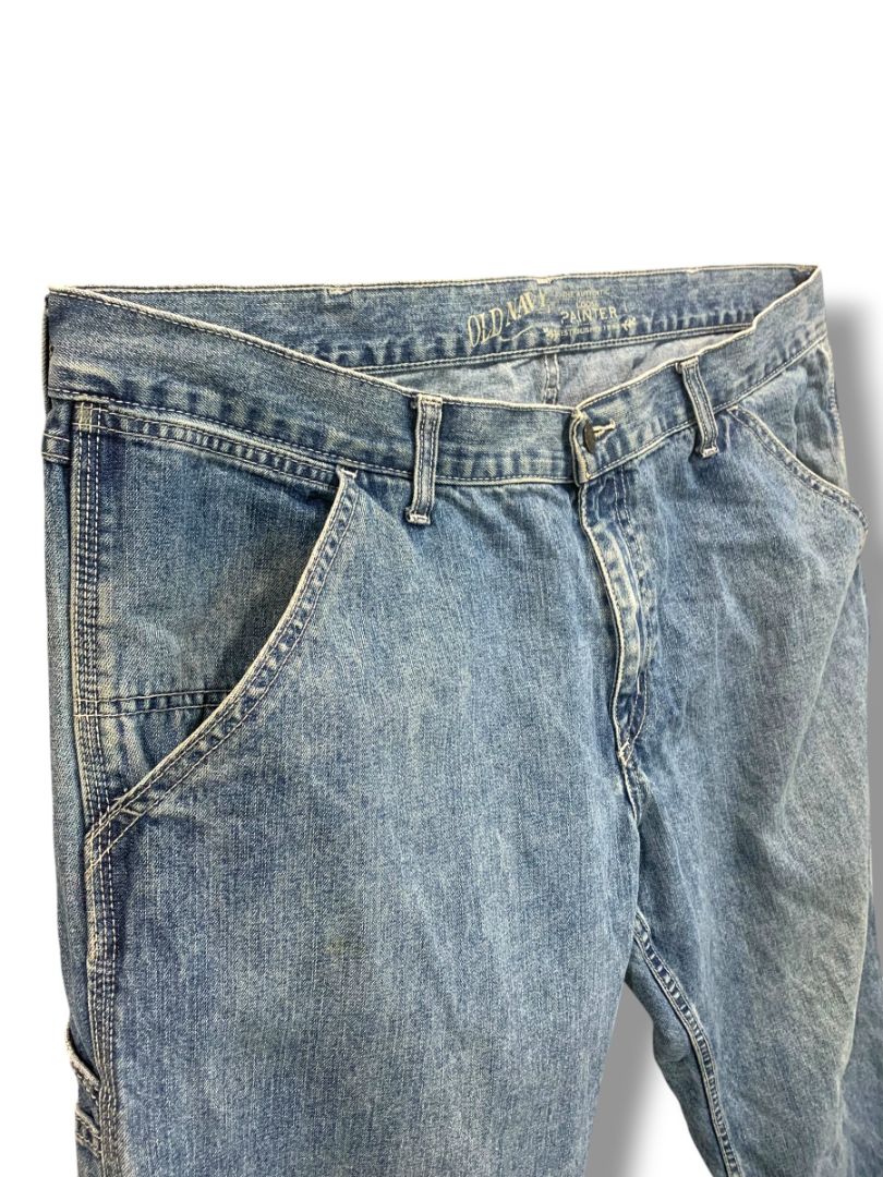 40 x 30 Old Navy Mens Jeans Carpenter Style The Authentic Loose Painter