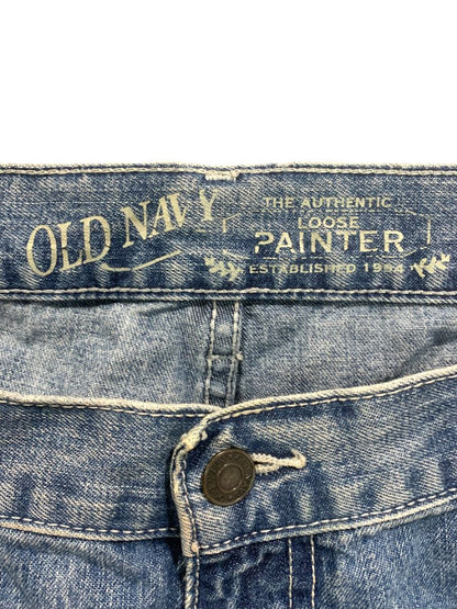 40 x 30 Old Navy Mens Jeans Carpenter Style The Authentic Loose Painter
