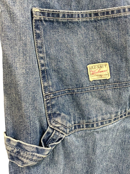 40 x 30 Old Navy Mens Jeans Carpenter Style The Authentic Loose Painter