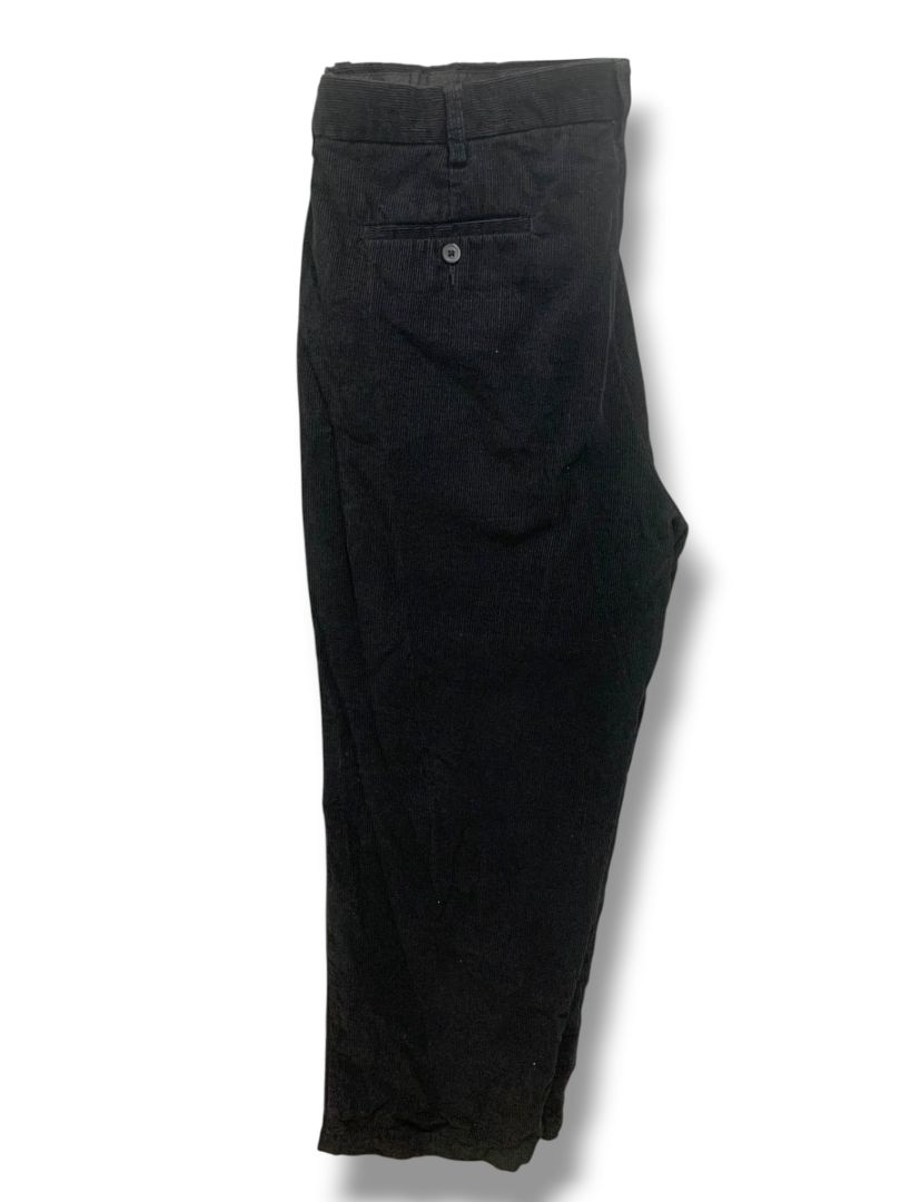 40 x 30 Croft & Barrow Mens Black Corduroy Pants Cotton
