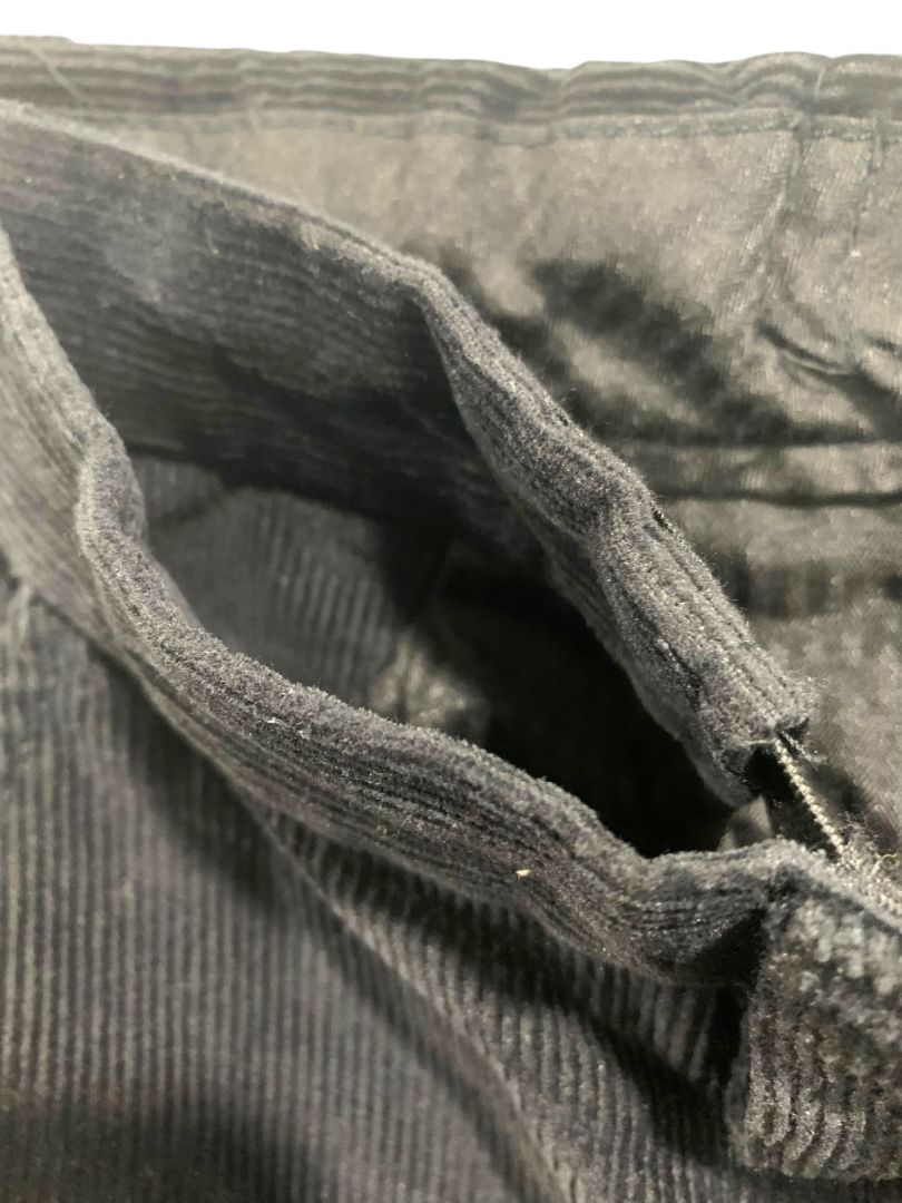 40 x 30 Croft & Barrow Mens Black Corduroy Pants Cotton