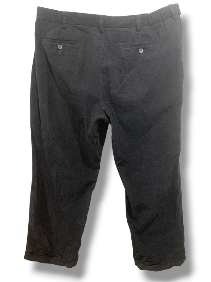 40 x 30 Croft & Barrow Mens Black Corduroy Pants Cotton