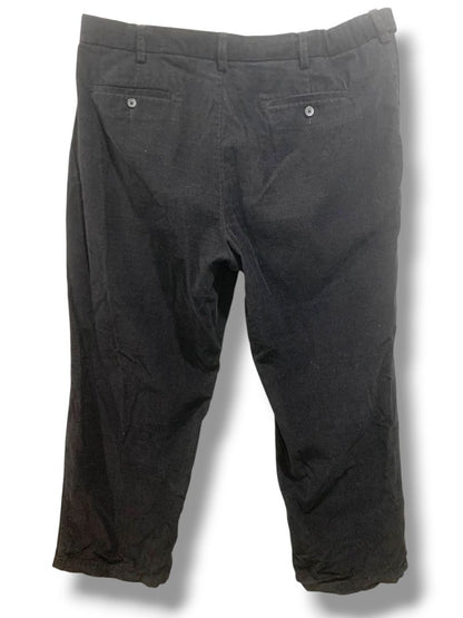 40 x 30 Croft & Barrow Mens Black Corduroy Pants Cotton