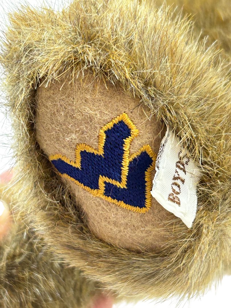 Boyds Bear Plush West Virginia Mountaineers 10" Articulated Teddy Bear