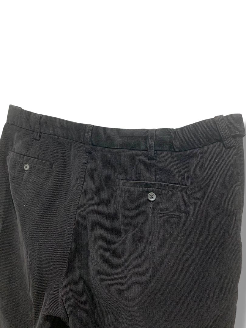 40 x 30 Croft & Barrow Mens Black Corduroy Pants Cotton