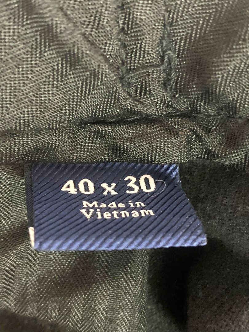 40 x 30 Croft & Barrow Mens Black Corduroy Pants Cotton