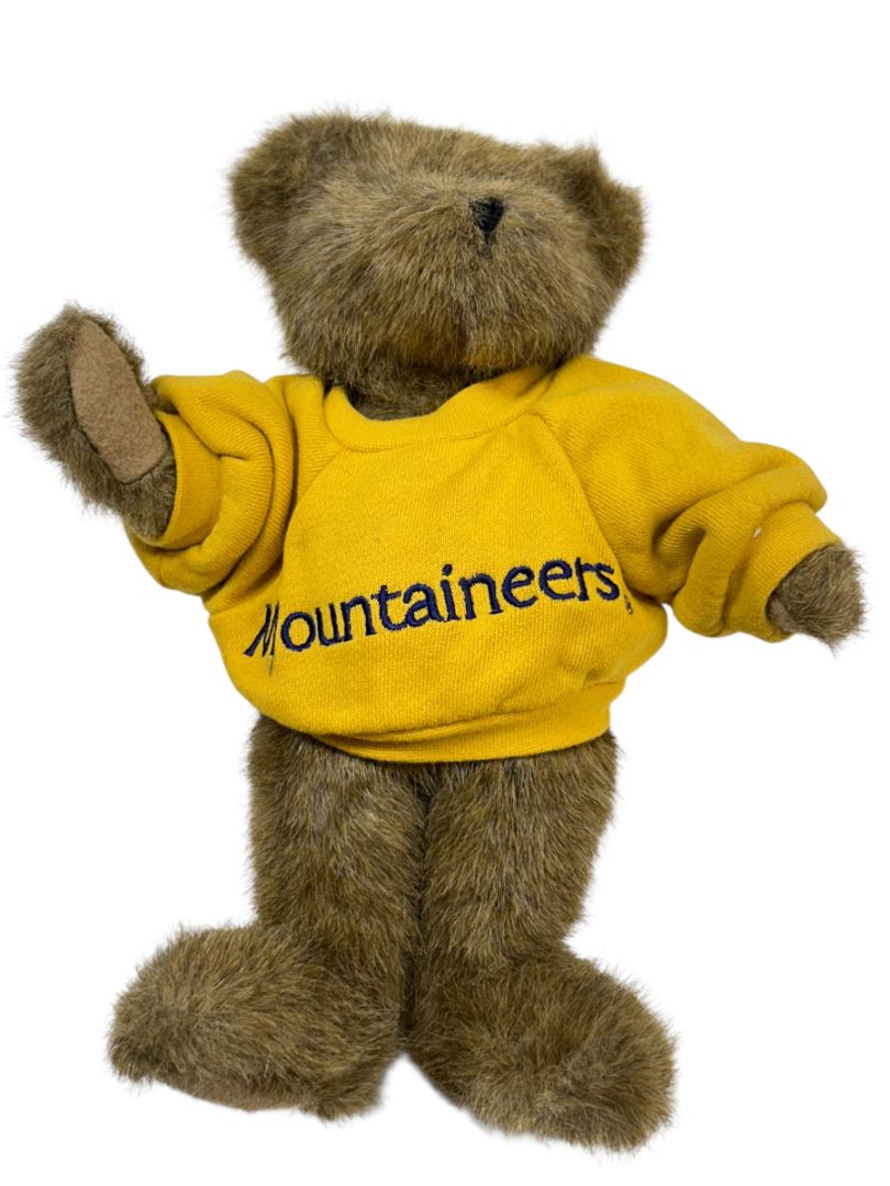 Boyds Bear Plush West Virginia Mountaineers 10" Articulated Teddy Bear