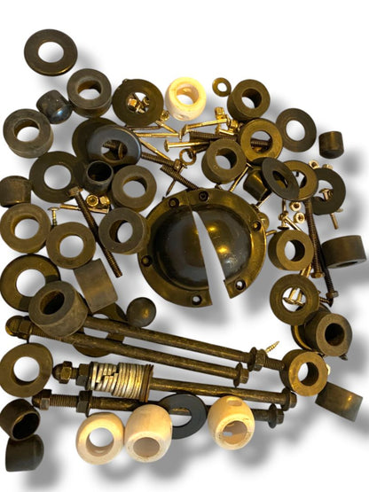 Lot of Vintage Replacement Foosball Table Parts Hardware 1 lb 14 oz